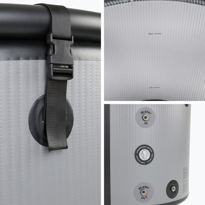 Bazén na otužování AQUASTIC BrrFree 382 l dropstitch grey 12