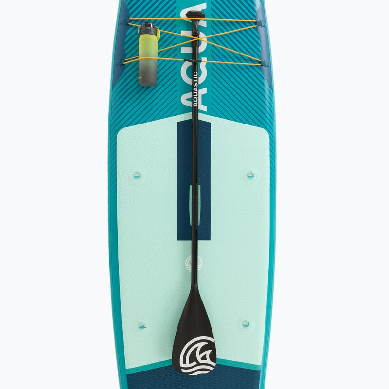 Sada paddleboard SUP nafukovací AQUASTIC Perth 10'8" allround green 10