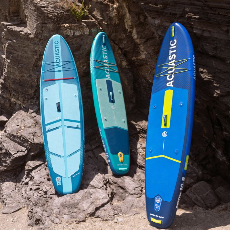 Sada paddleboard SUP nafukovací AQUASTIC Perth 10'8" allround green 24