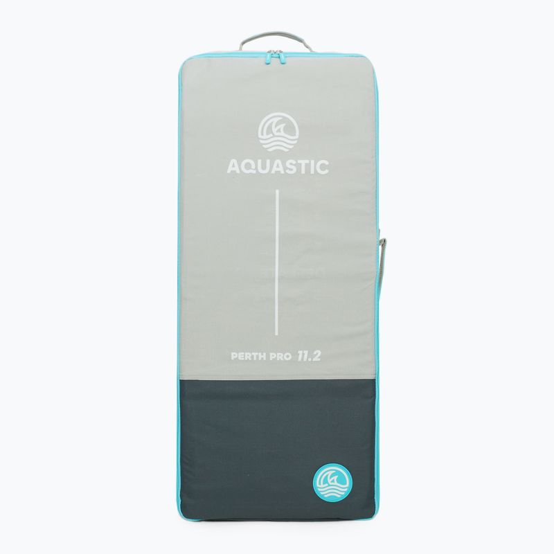 Sada paddleboard SUP nafukovací AQUASTIC Perth Pro 11'2" all-round green 14
