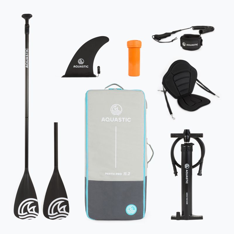 Sada paddleboard SUP nafukovací AQUASTIC Perth Pro 11'2" all-round blue 20
