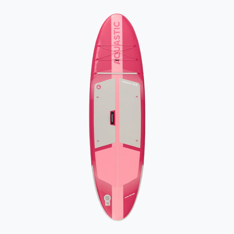 Sada paddleboard SUP nafukovací AQUASTIC Compact 9'6" růžový 3