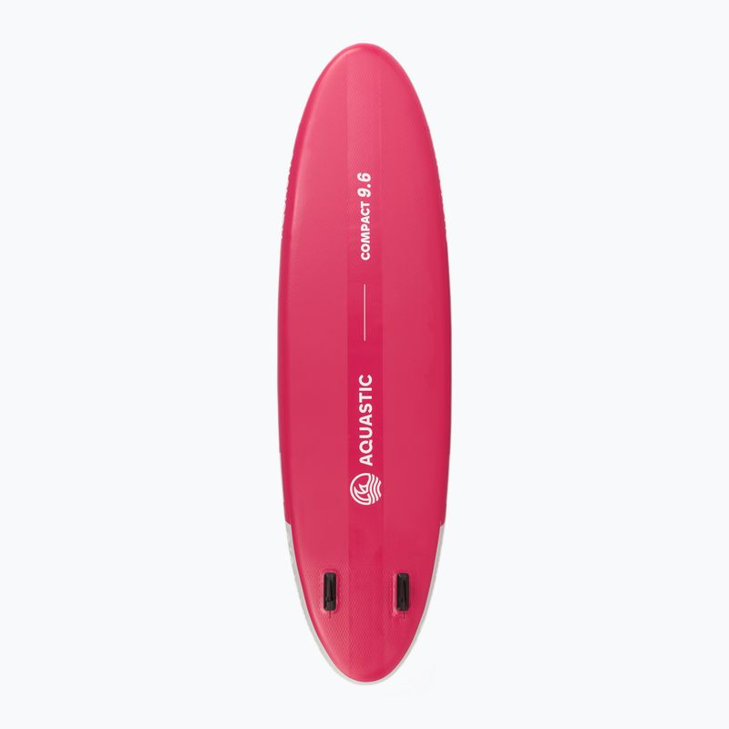Sada paddleboard SUP nafukovací AQUASTIC Compact 9'6" růžový 4