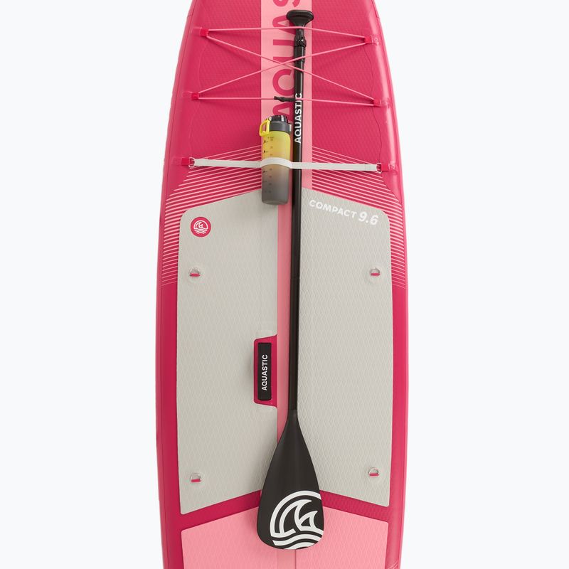 Sada paddleboard SUP nafukovací AQUASTIC Compact 9'6" růžový 10