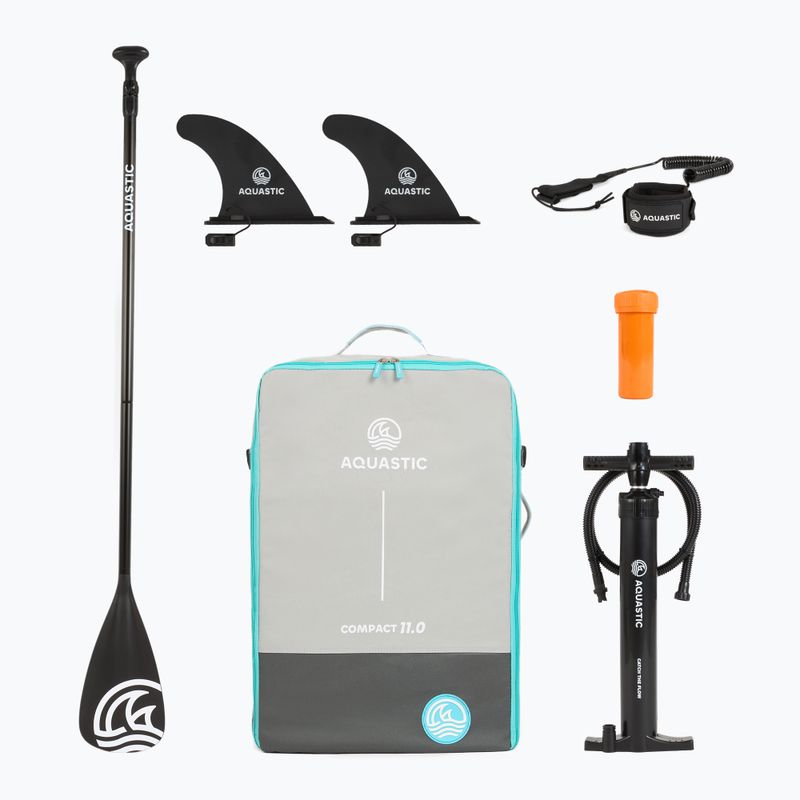 Sada paddleboard SUP nafukovací Compact 11'0" modrý 17