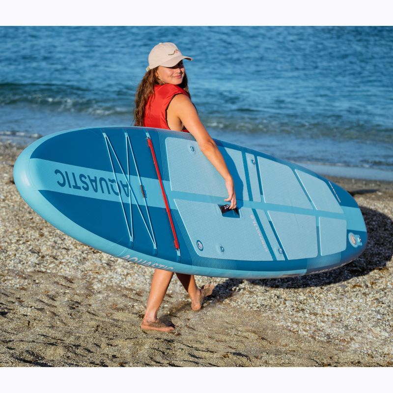 Sada paddleboard SUP nafukovací Compact 11'0" modrý 19