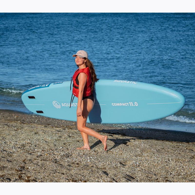 Sada paddleboard SUP nafukovací Compact 11'0" modrý 20