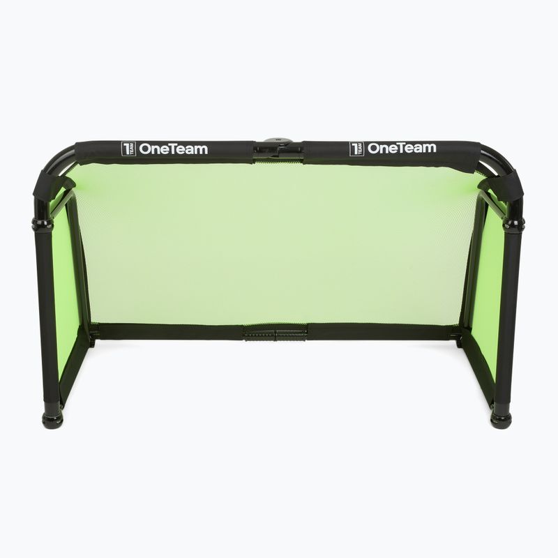Fotbalová branka OneTeam SWIFTGOAL 150 x 90 cm foldable black/green 4