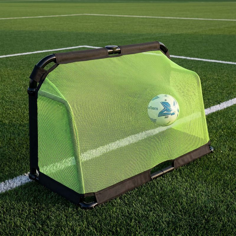 Fotbalová branka OneTeam SWIFTGOAL 150 x 90 cm foldable black/green 5
