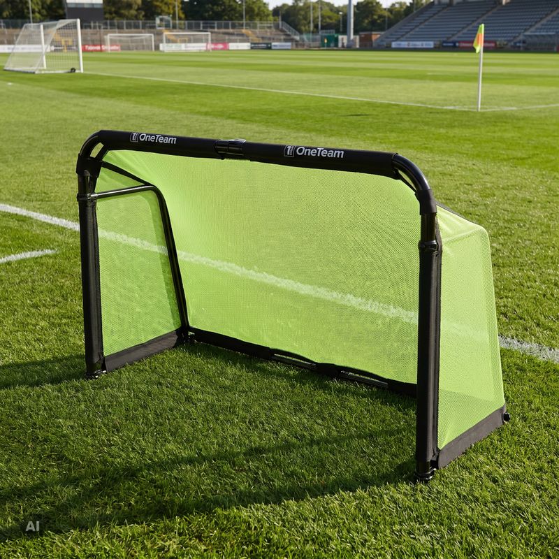 Fotbalová branka OneTeam SWIFTGOAL 180 x 120 cm foldable black/green 4