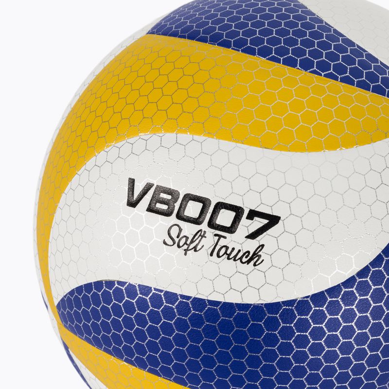 Volejbalový míč OneTeam VB007 yellow/blue/white size 5 3