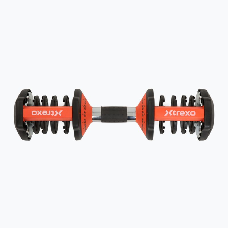 Nastavitelná činka XTREXO 24kg EVO black 8