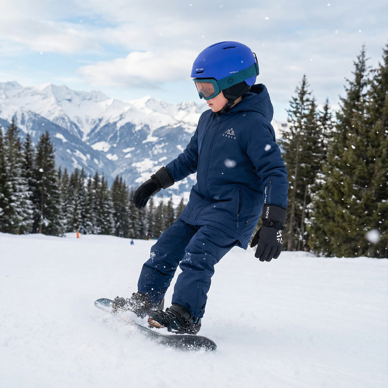 Dětské lyžařské brýle ATTABO Apik Jr Anti-Fog blue 5