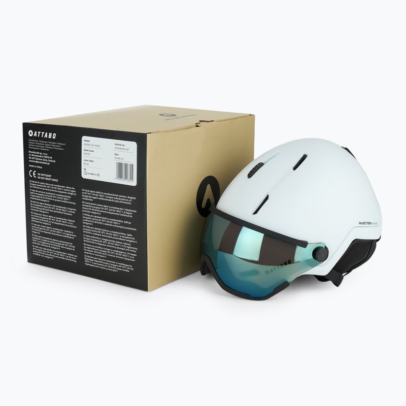 Lyžařská helma ATTABO Avens 2.0 Visor white 13