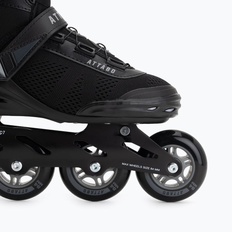 Pánské kolečkové brusle ATTABO OneFoot Fitgo system black 15