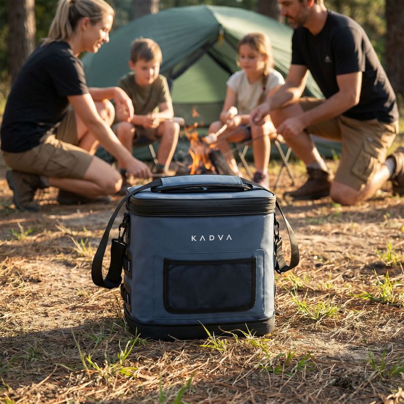 Přenosná chladicí taška KADVA flat Reducer 17 l navy blue 12