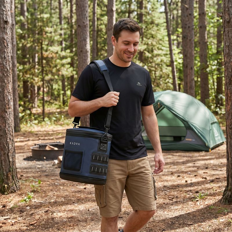 Přenosná chladicí taška KADVA flat Reducer layup 12 l navy blue 12