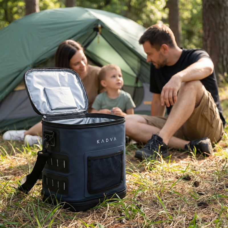 Přenosná chladicí taška KADVA flat Reducer layup 12 l navy blue 14