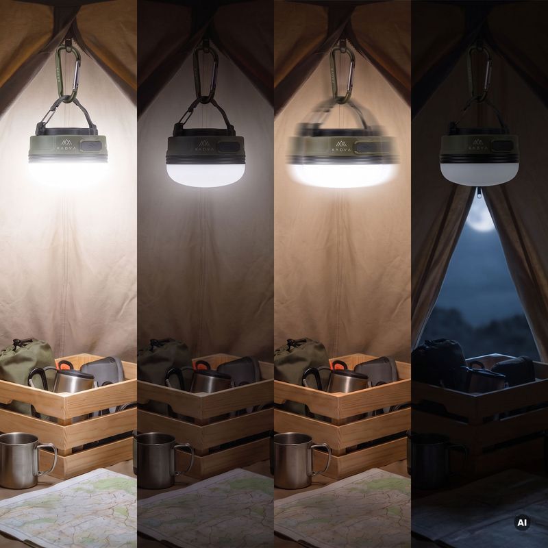 Stanová lampa KADVA Suno zelená 4
