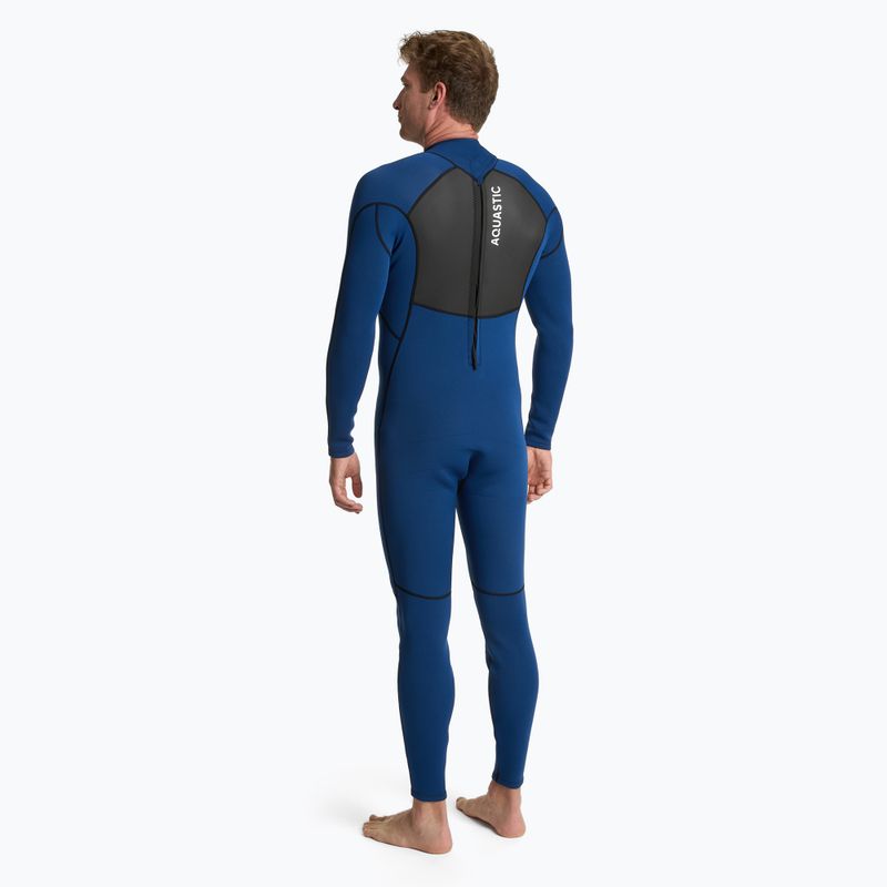 Pánský surfový neopren AQUASTIC z neoprenu 3/2 mm WAVEY 3/2 navy blue 3