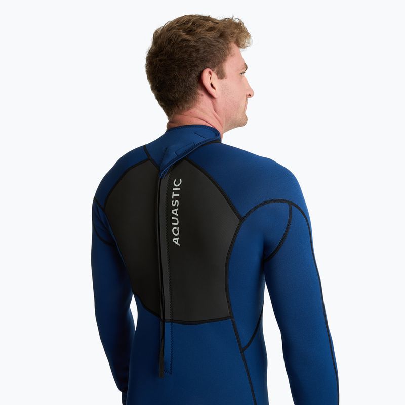 Pánský surfový neopren AQUASTIC z neoprenu 3/2 mm WAVEY 3/2 navy blue 9