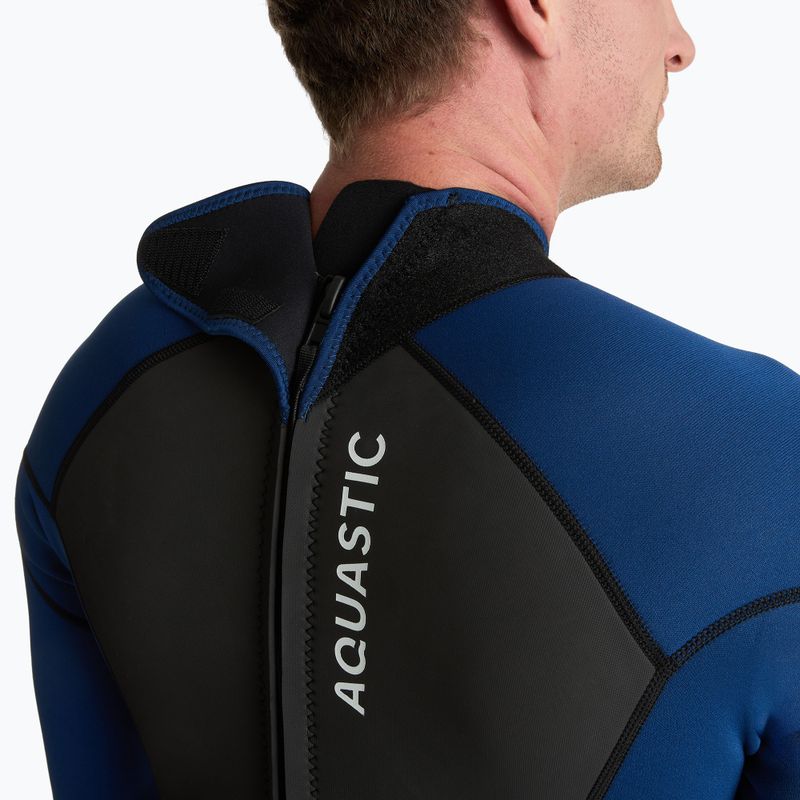Pánský surfový neopren AQUASTIC z neoprenu 3/2 mm WAVEY 3/2 navy blue 10