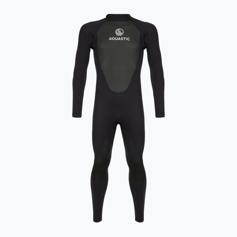 Pánský surfový neopren AQUASTIC z neoprenu 4/3 mm WAVEY black 10