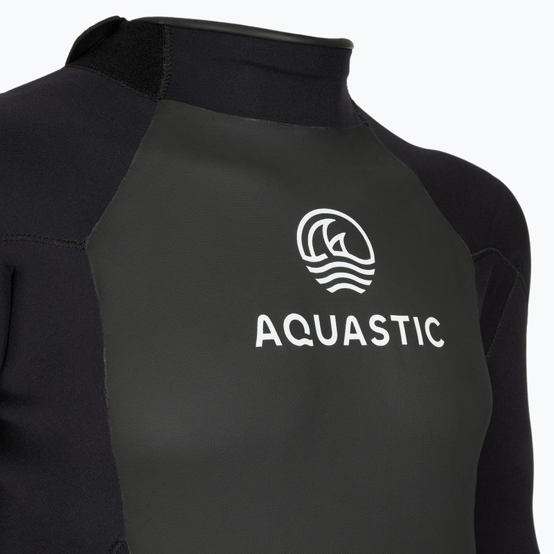 Pánský surfový neopren AQUASTIC z neoprenu 4/3 mm WAVEY black 12