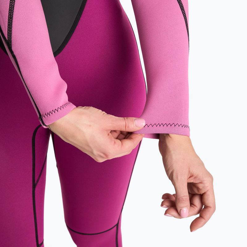 Dámský neopren na surfování AQUASTIC z neoprenu 3/2 mm WAVEY pink 7