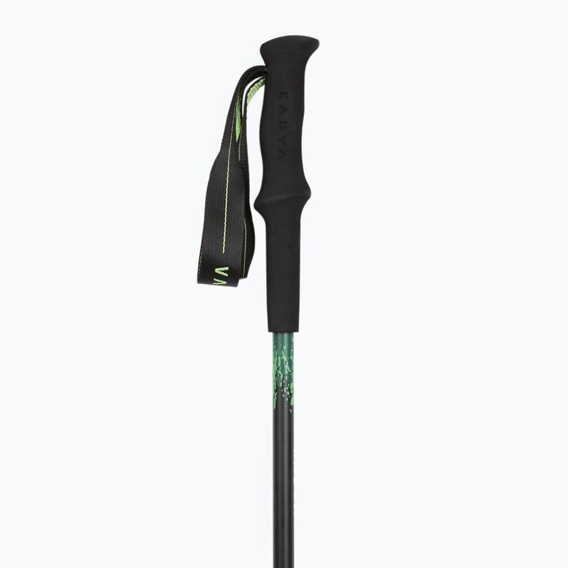 Trekové hole KADVA Torre adjustable carbon green 2