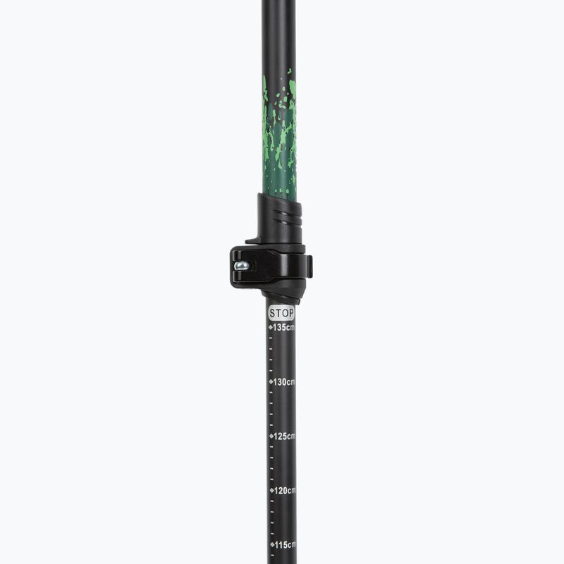 Trekové hole KADVA Torre adjustable carbon green 4