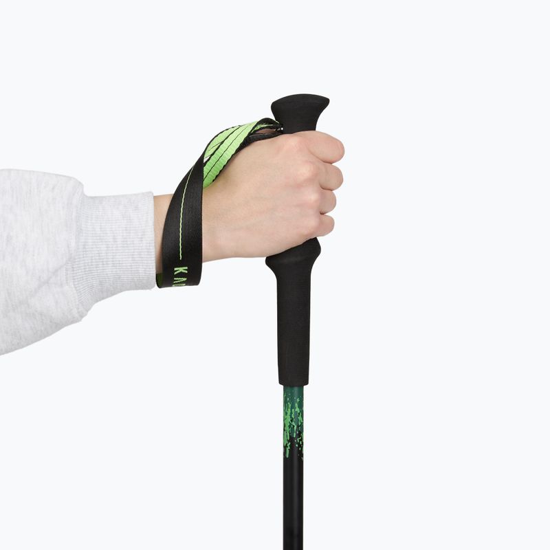 Trekové hole KADVA Torre adjustable carbon green 6
