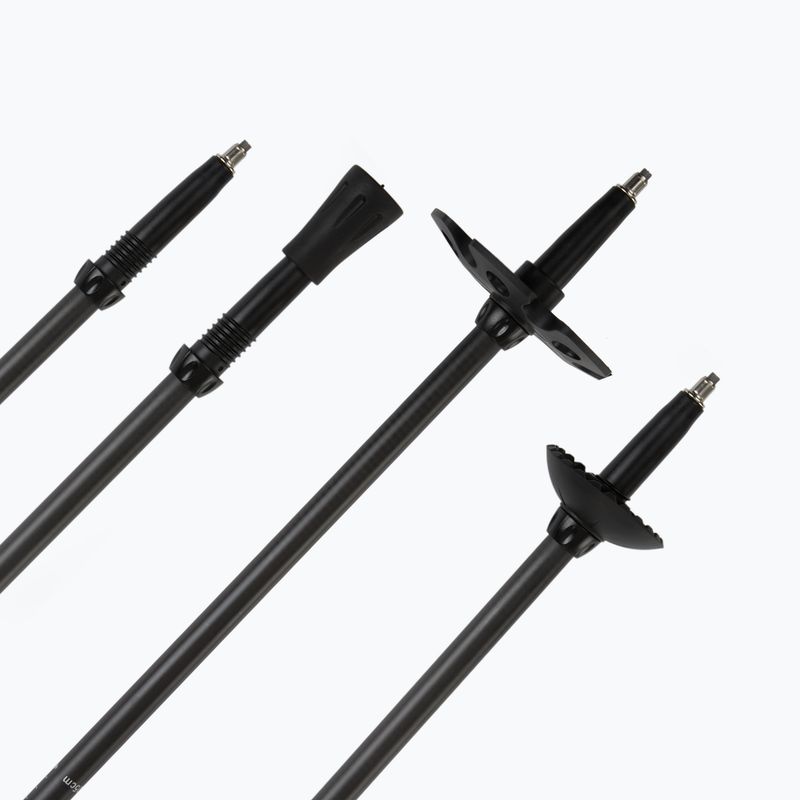 Trekové hole KADVA Torre adjustable carbon green 7