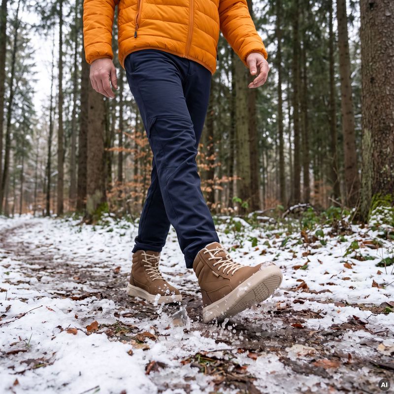 Pánské barefoot boty KADVA SPLAYON Anti-Puncture hnědé 8