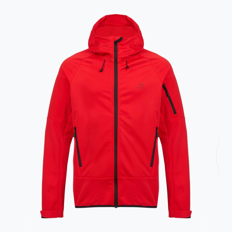 Pánská trekkingová mikina KADVA Arix WP 5K/3K softshell hybrid červená