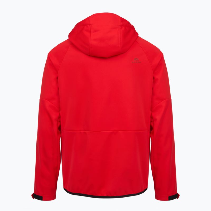 Pánská trekkingová mikina KADVA Arix WP 5K/3K softshell hybrid červená 2