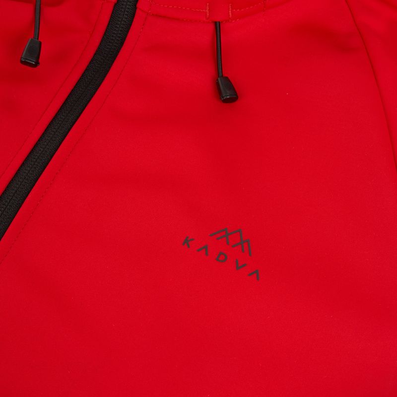 Pánská trekkingová mikina KADVA Arix WP 5K/3K softshell hybrid červená 3