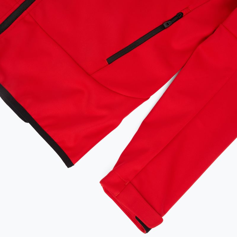 Pánská trekkingová mikina KADVA Arix WP 5K/3K softshell hybrid červená 5