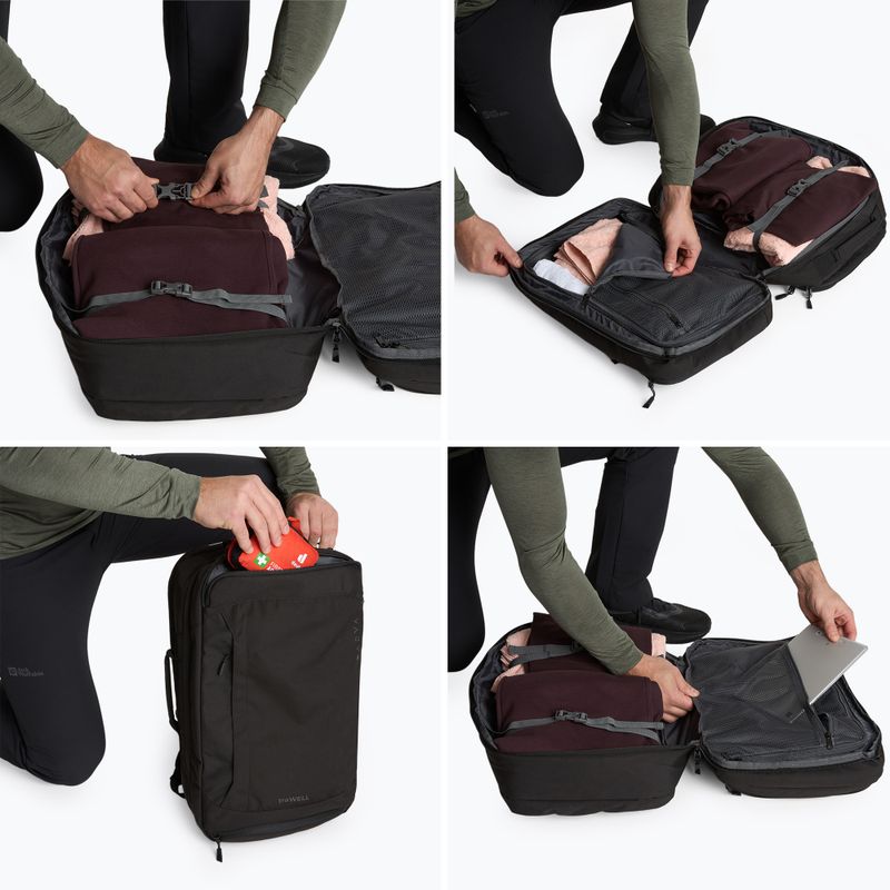 Turistický batoh KADVA traWELL 28 l černý 7