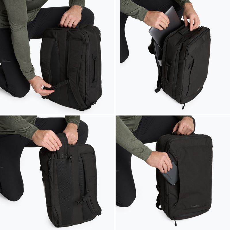Turistický batoh KADVA traWELL 28 l černý 8