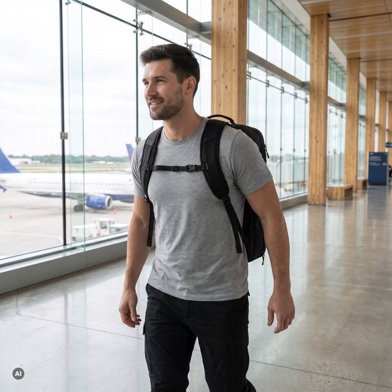 Turistický batoh KADVA traWELL 28 l černý 12