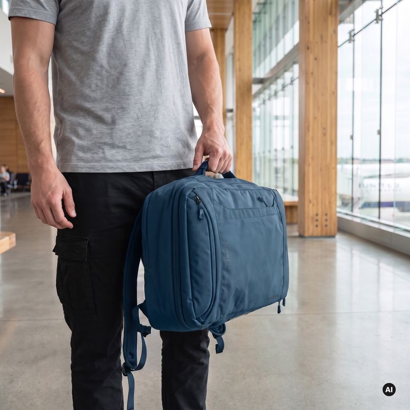 Turistický batoh KADVA traWELL 28 l modrý 10