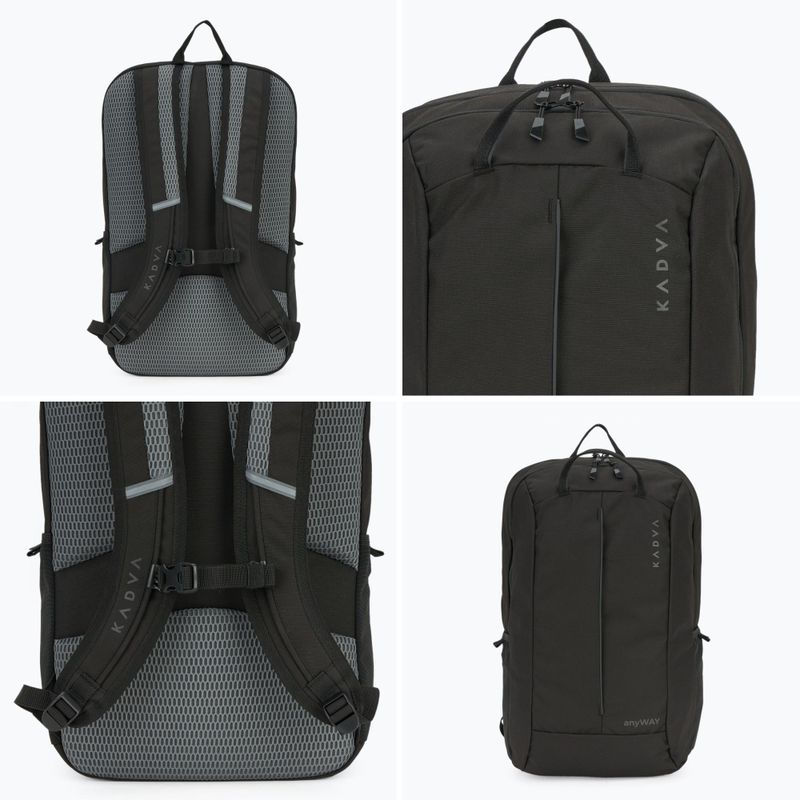 Turistický batoh KADVA anyWAY 25 l černý 9