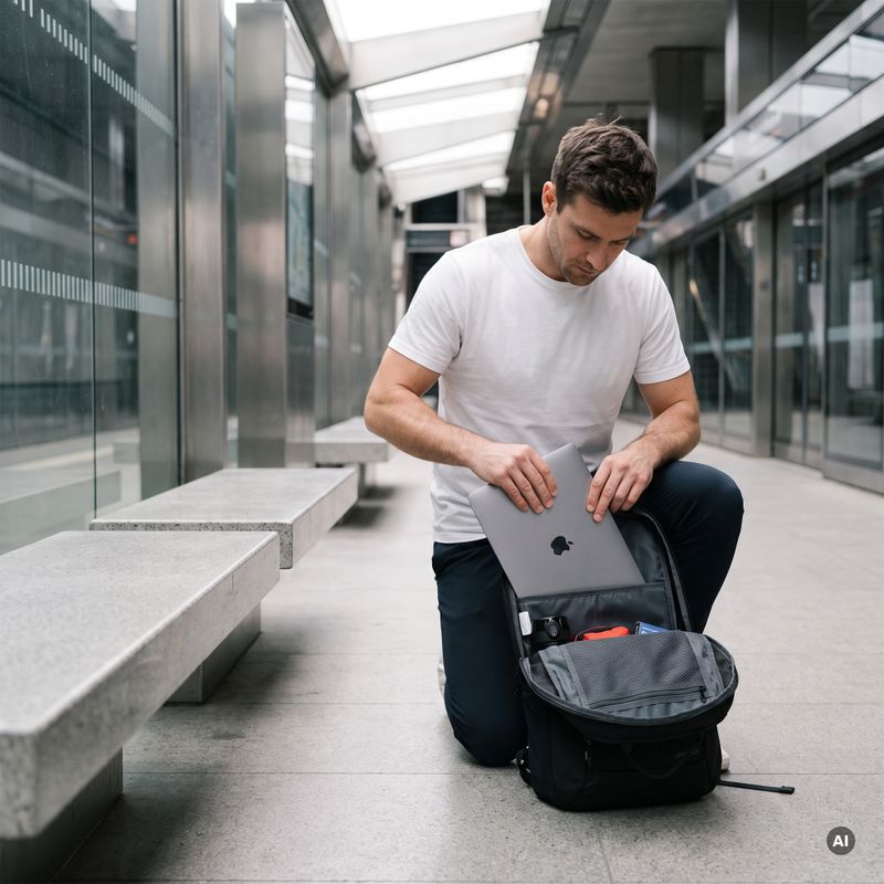 Turistický batoh KADVA anyWAY 25 l černý 8