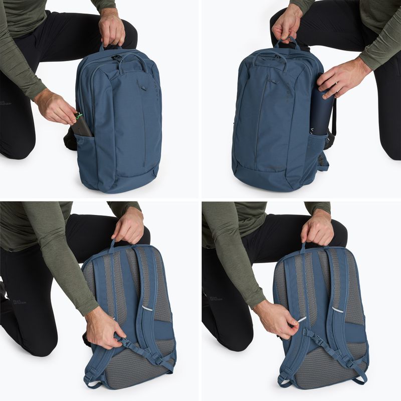 Turistický batoh KADVA anyWAY 25 l modrý 8