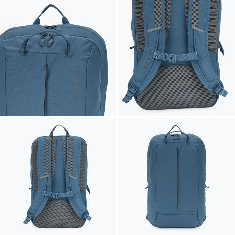 Turistický batoh KADVA anyWAY 25 l modrý 9