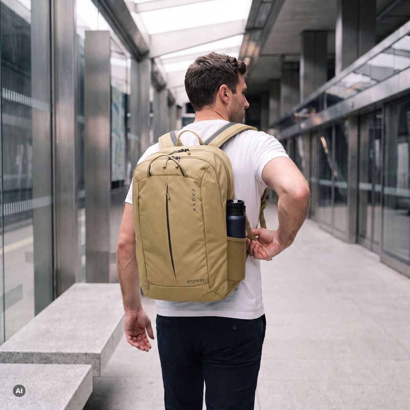 Turistický batoh KADVA anyWAY 25 l pískový 7