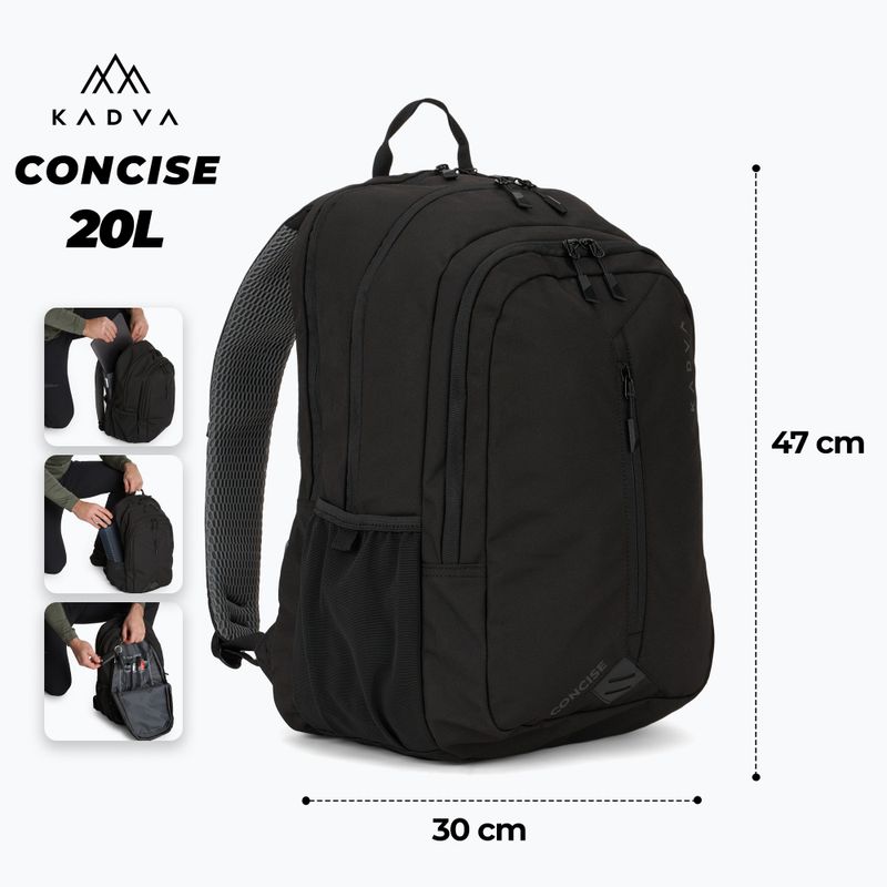 Turistický batoh Kadva Concise 20 l granatowy 2
