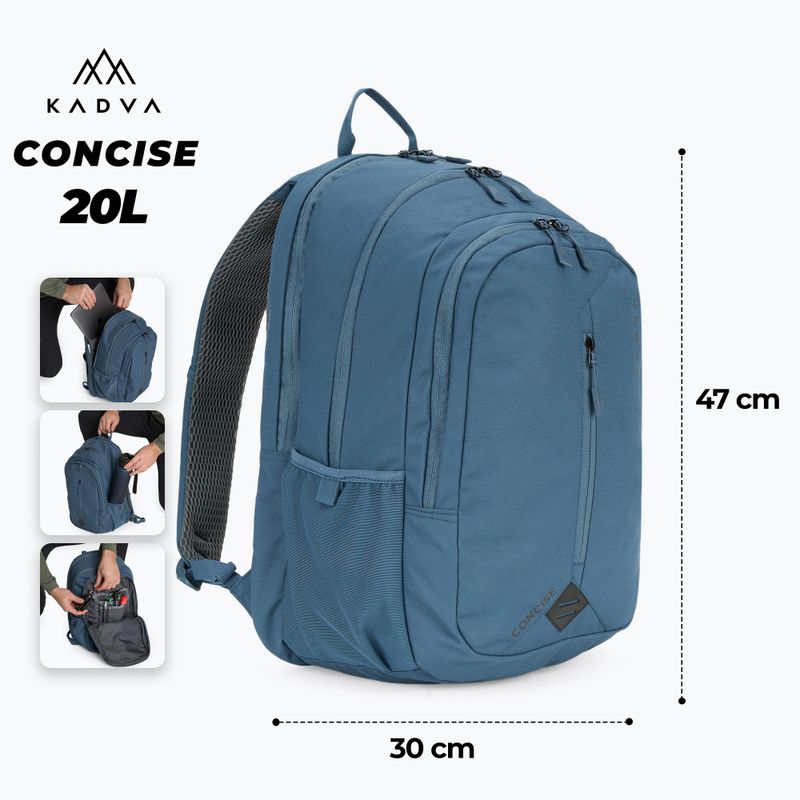 Turistický batoh Kadva Concise 20 l czarny 2