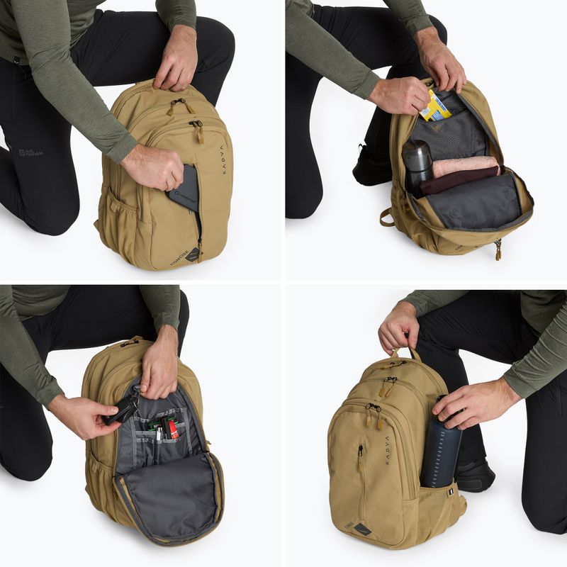 Turistický batoh Kadva Concise 20 l piaskowy 7